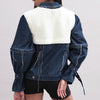 SWAAPZY Origin Polar Fleece Denim Jacket