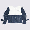 SWAAPZY Origin Polar Fleece Denim Jacket