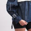 SWAAPZY Origin Polar Fleece Denim Jacket